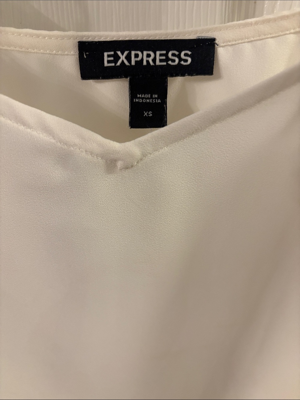 Express Cream Ruffle-Strap Camisole - Picture 2 of 5
